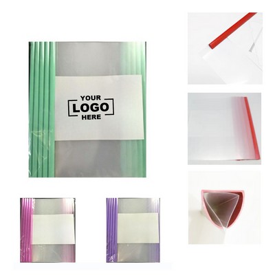 Clear A4 Rolling Folder