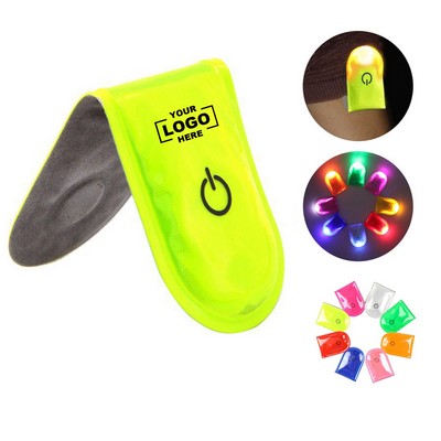 Magnetic Reflective PVC Clip with LED Flashlight