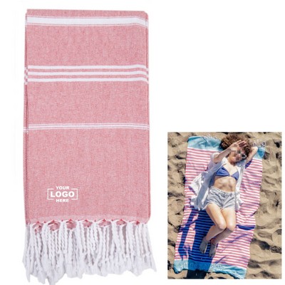 Beach Towel with Fringe