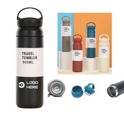 17oz Portable Stainless Steel Vacuum Insulated Coffee Mug