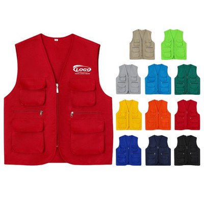 Multi-Pockets Safety Work Vest