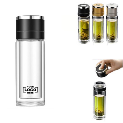 Quick Open Lid Tea Separation Cup