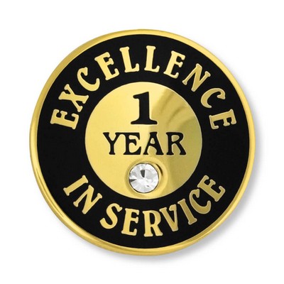 Excellence In Service Pin 1 - 60 Years