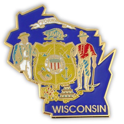 Wisconsin State Pin