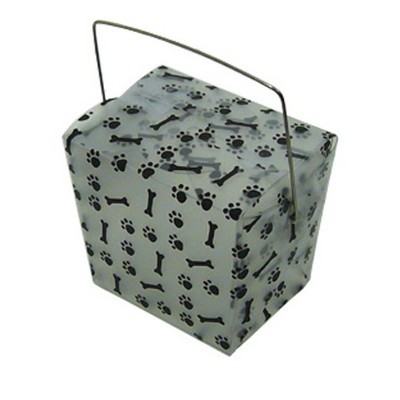 Paw Print Take-Out Box (4" x 3½" x 4")