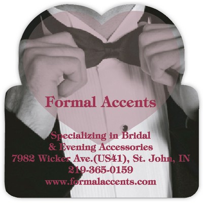 Re-Stick-It Decal (3"x3") Heart Top Shape