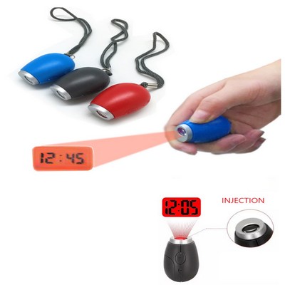 Digital Projection Alarm Clock (1"x 1.2"x 1.6")