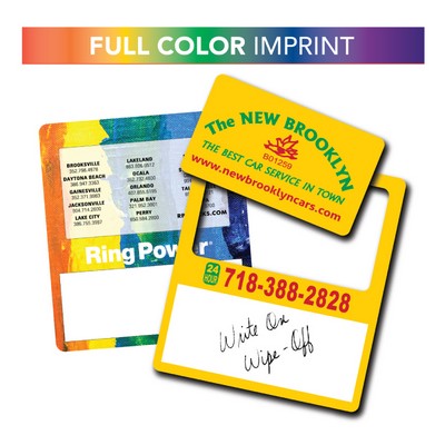 Write-On/ Wipe-Off Full Color Framer Magnet