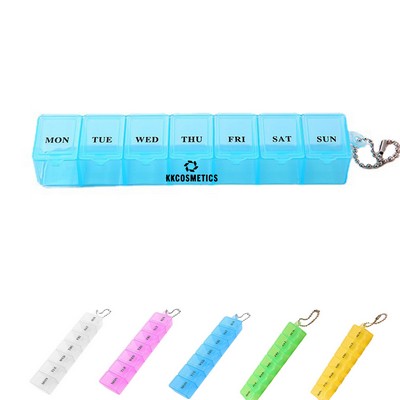 Traveler's Weekly Pill Box