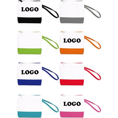 Canvas zipper bag