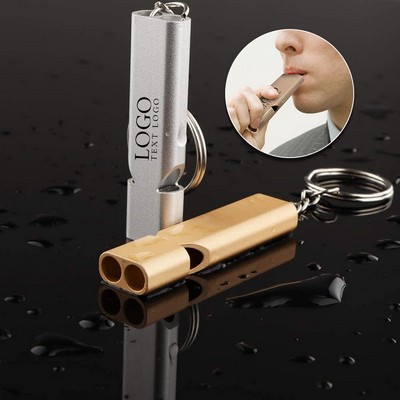Survival Whistle Keychain