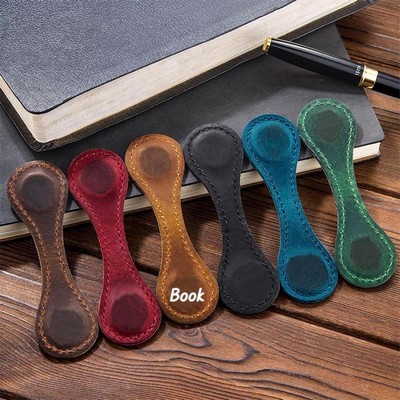 PU Leather Magnetic Bookmarks