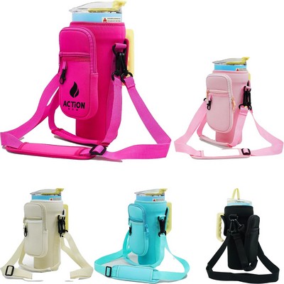 Neoprene Water Bottle Cover&Adjustable Strap