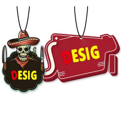 Custom Car Air Freshener Any Shape 770 Scents 90 Days Fragrance