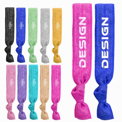 3/4" Fold Over Elastic Hair Tie
