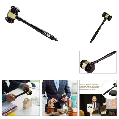 Crafted Wooden Judicial Gavel