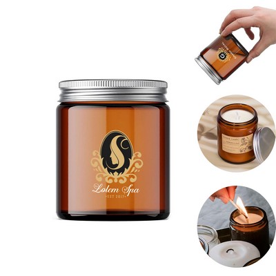 Empty Glass Jar For Making Candles