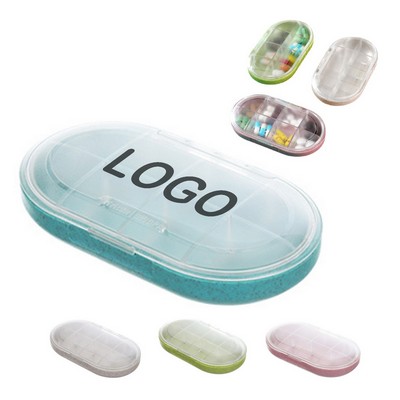 Multi-Compartment Pill Organizer Box