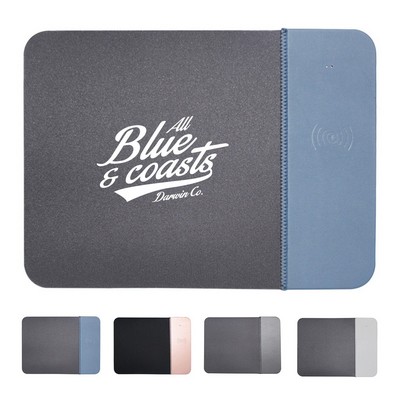 Wireless Charging Desk Pad with Smartphone Charger