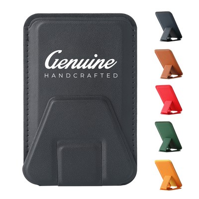 Magnetic Card Wallet Holder with Phone Stand