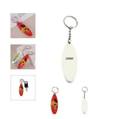 Portable Surfboard Bottle Opener Keychain Custom