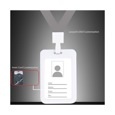 Transparent ID Card Holder