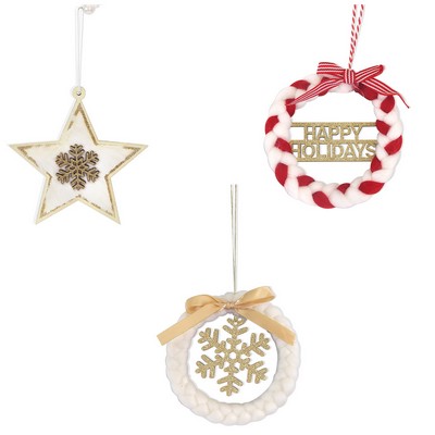Christmas Tree Decoration Wooden Ornament