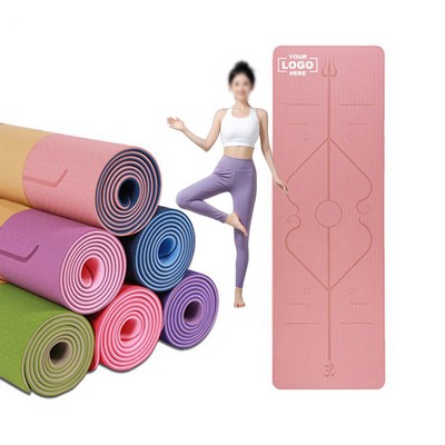 Dual-Color TPE Yoga Mat