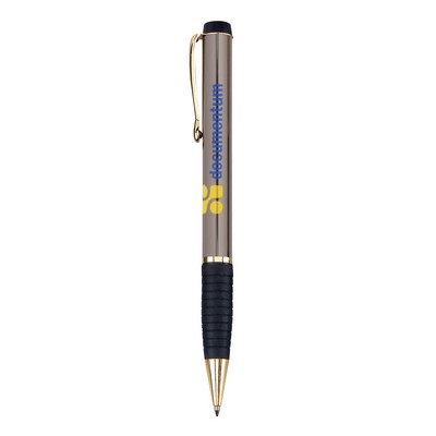 Metal Pen, Ballpoint pen, Twist action, Blue ink refill optional