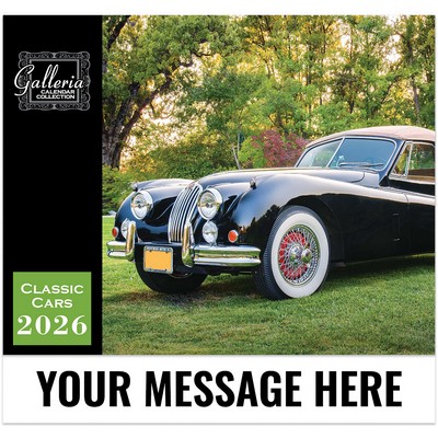 Galleria Wall Calendar 2026 Classic Cars