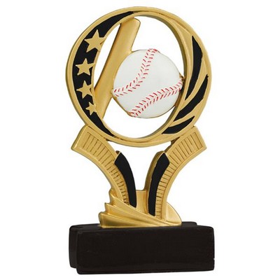 Midnight Star Resin Baseball Award - 7"