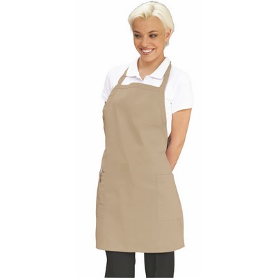 Khaki Beige Deluxe Bib Apron