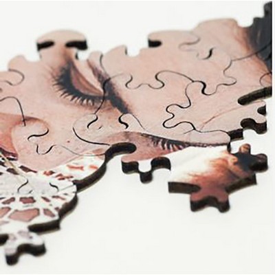 5" x 7" - 58 Piece Retail Quality Irregular Cut Wooden Puzzle