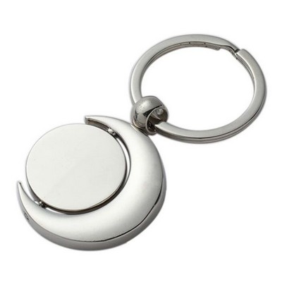 Moon and Sun Spinner Keychain