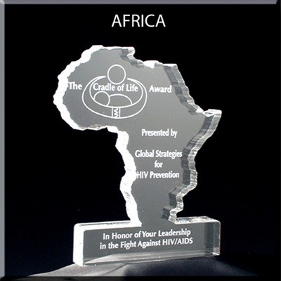 Clear Acrylic Stock Paperweights