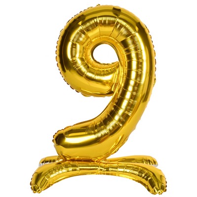 Self-Standing Balloon Number "9"