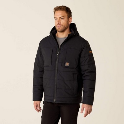 Ariat® Men's Black Rebar® Winter Valiant Jacket