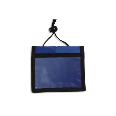 3-Pocket Credential Wallet with Adjustable Neck Cord
