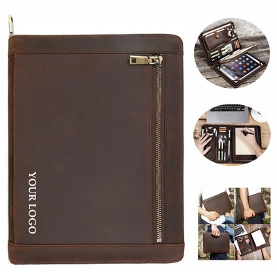 Multi-Functions Business Portfolio Pad Case With Notepad Holder