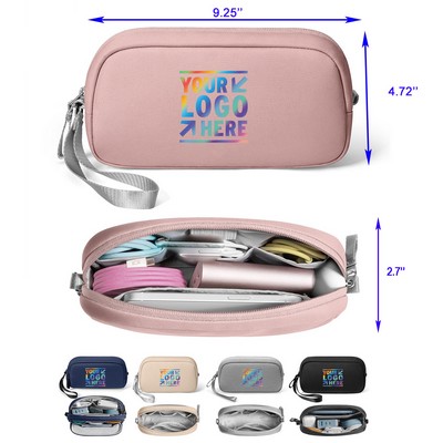 Portable Electronics Organizer Travel Case