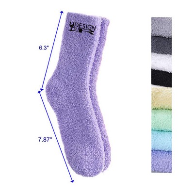 Winter Fleece Plush Sleeping Socks for Women