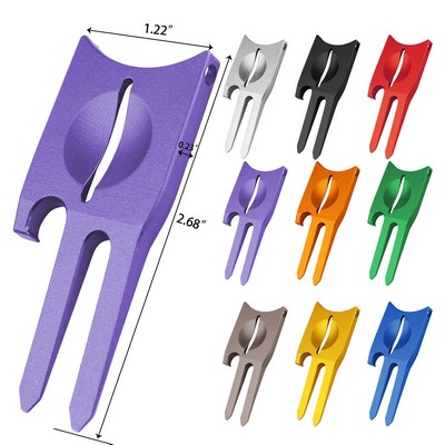 6-in-1 Golf Marker Divot Repair Tool