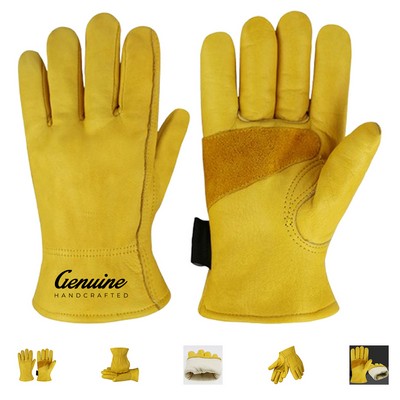 Cowhide Leather Work Gloves