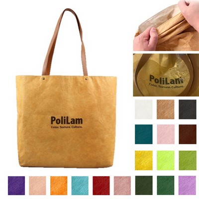 Kraft Paper Shoulder Tote Bag