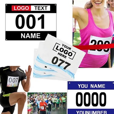 Marathon Running Bib Number Competition(Free Shipping)