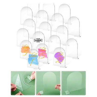 Blank Surface Acrylic Sign Made of Clear Material