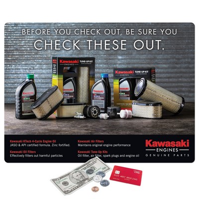 Vynex® Peel&Place® Ultra Thin removable/repositionable Counter Mat-14"x19"x.015"