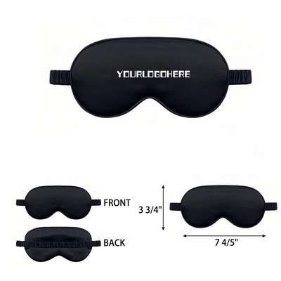 Travel Soft Imitated Silk Fabric Sleep Eye Mask