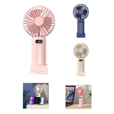 Portable Handheld Phone Stand Fan
