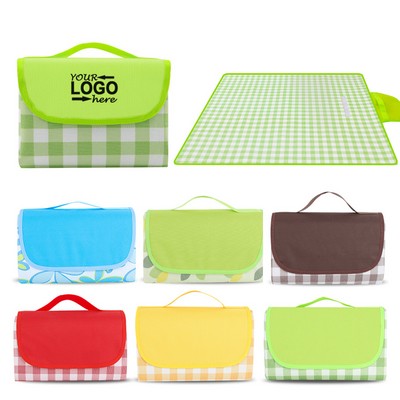 Waterproof Plaid Picnic Blanket